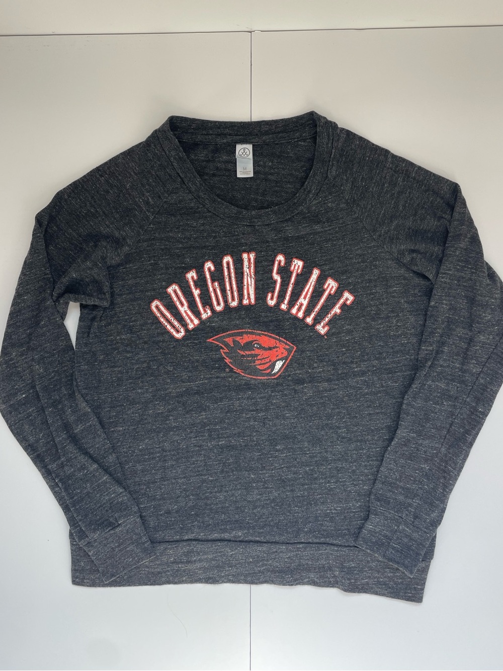 Alternative Apparel Oregon State Dark Gray Heather Crewneck Sweatshirt